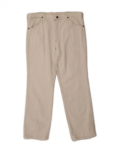 Pantalones de mezclilla rectos WRANGLER para hombre W36 L28 blanco roto CA53 - Imagen 1 de 3