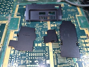 Nintendo GameCube OEM Exacto 4 Piezas Puerto Cubierta Negro Set-MARCAS-LEER TODO - Imagen 1 de 14