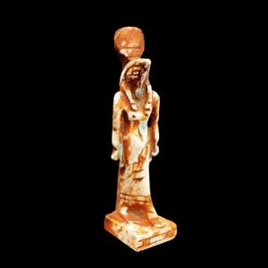 Antigua estatua egipcia de piedra Ushabti de Halcón Horus "DIOS de la realeza y el cielo" - Imagen 1 de 6