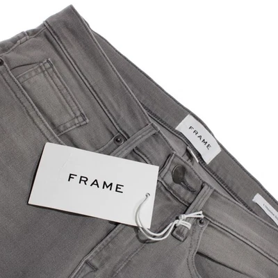 Frame NWT 5 Pocket Jeans Size 30 US L'Homme Slim In Gray Cotton Blend - Image 1 of 4
