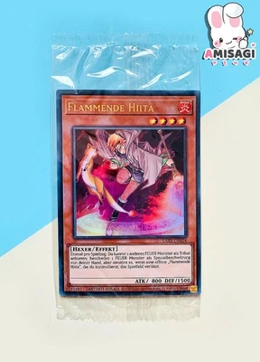 Yu-Gi-Oh! Flammende Hiita LART-DE034 Card Trading Card Lost Art TCG New - Image 1 of 2