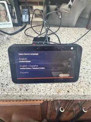 ON HOLD 12-5 Amazon Echo Show 5 1st Gen PARTS Or Repair Powers On Glitchy Screen - Image 1 of 4