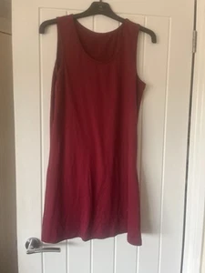 Women’s long burgundy vest top brand-new - Picture 1 of 3