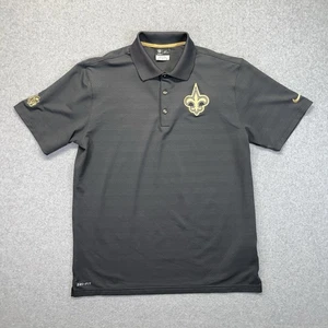 Nike Dri-Fit NFL New Orleans Saints Poloshirt Herren Medium Grau Golf Activewear - Bild 1 von 14
