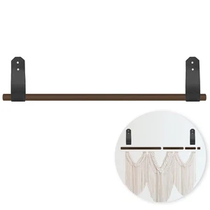 Wooden Tapestry Adjustable Hanger Telescopic Rod Aesthetic Wall Hanging Rod R... - Picture 1 of 8