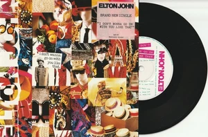 Elton John - I Don't Wanna Go On With You Like That (Rocket 1988) 7" Single - Picture 1 of 2