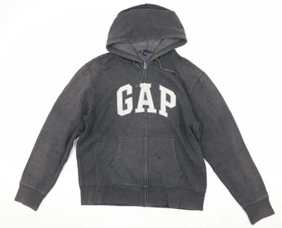 GAP Men's Grey Hooded Jacket Size L - Image 1 of 4