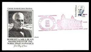 Mayfairstamps US FDC 1982 California Robert A. Millikan noble prize in physics A - Picture 1 of 2