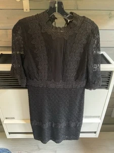 ETCETERA DORA Lace Black Dress SZ 2 Wmns USA NWT $549 - Picture 1 of 6