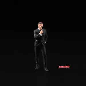 Pistola James Bond 1/18 scena scena scena miniture figure bambola adatta auto veicoli giocattolo - Foto 1 di 8