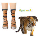 Unisex 3D Printed Animal Paw Crew Elastic Socks Cosplay Novelty Thermal Socks