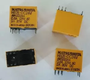 Lote de 10 piezas HB2E-DC24V MATSUSHITA/NAIS/PANASONIC RELÉ HB2EDC24V - Imagen 1 de 4