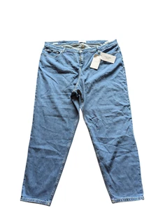 Calvin Klein Damen Mom Jeans Gr. W44 x L28 - Medium Wash Denim, High Rise Neu mit Etikett - Bild 1 von 11