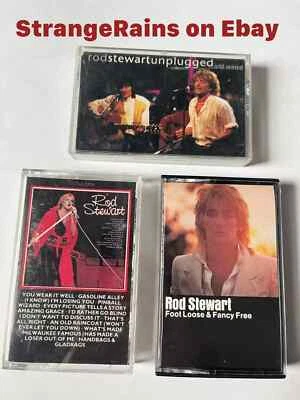 Rod Stewart - 3 Cassette Tape Lot   PLAY TESTED - SOUND GREAT! - Image 1 of 3