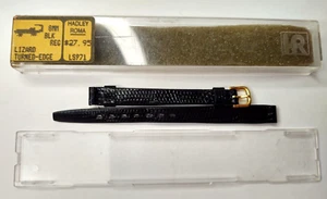Hadley Roma Genuine Lizard Watch Band in Black 8 mm 5.50" Long - Picture 1 of 11
