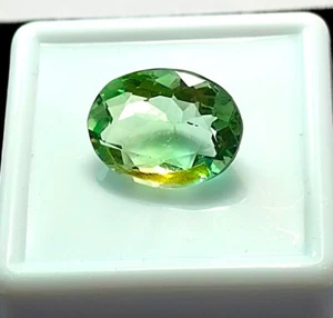 Natural Green Fluorite Oval Cut Loose Gemstone T33 - Picture 1 of 15