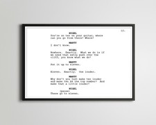 This is SPINAL TAP Screenplay POSTER! (up to 24" x 36") - Movie Script - Gift