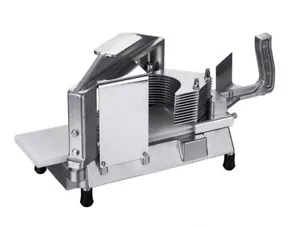 Kommerzieller manueller Obst- und Gemüseschneider Tomaten Obst Schneidemaschine - Bild 1 von 8