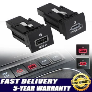 USB QC3.0 Charger + PD For VW Jetta MK6 2010-2014 Golf GTI R-Line 2006-2013 MK5 - Photo 1 sur 9