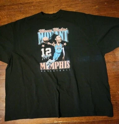 Memphis Grizzlies Ja Morant Men's 5XL Black T Shirt - Image 1 of 4