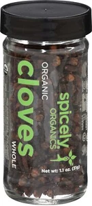 Spicely Organics Organic Cloves Whole 1.1 Oz - Picture 1 of 2