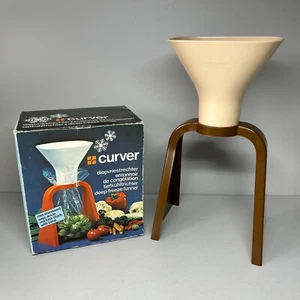 Vintage Curver Deep-Freeze Funnel Made in Holland BOXED Retro Kitchenalia - Picture 1 of 21