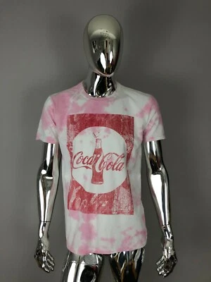 Coca Cola Pink Tie Dye Graphic T Shirt Size M - Image 1 of 4