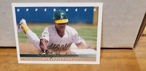 1993 Upper Deck - #136 Rickey Henderson Oakland Athletics Mint Pre Owned 