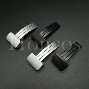 18 20 22 MM Magnetic Folding Deployment Clasp Buckle Leather Watch Strap Band US - Picture 1 of 13