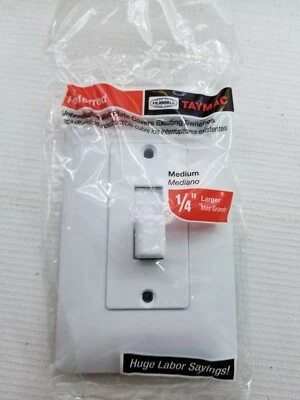 Mascarilla 5070W Interruptor Palanca Encubrimiento, Estuche De 25 Foto 1 de 4