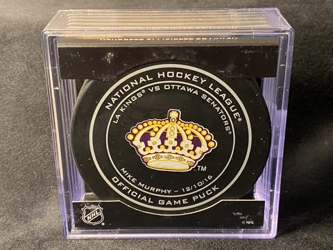 Mike Murphy Night Kings Retro Crown Official Game Puck Cover
