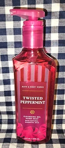 ALL NEW Twisted Peppermint Cleansing Gel Hand Soap 8 oz Bath & Body Works - Picture 1 of 1