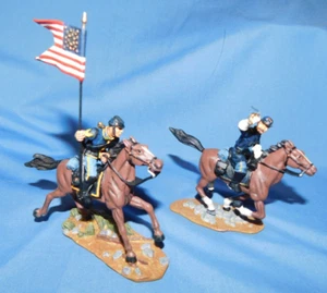 BRITAINS 17371 UNION CAPTAIN + GUIDON BEARER civil war MINT IN BOX - Picture 1 of 2