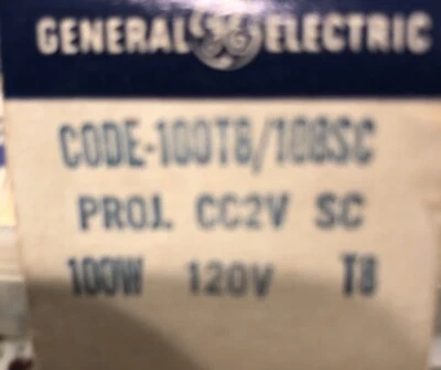 VINTAGE - GE LIGHT BULB / LAMP PH/100T8/108SC-120V 100W 120V - Image 1 of 2