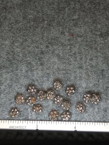 Antique Victorian Cut Steel Shank Style Buttons Cover