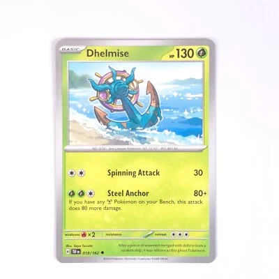 Dhelmise 019/162 Pokemon SV05: Temporal Forces Uncommon NM - Image 1 of 2