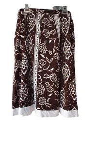 Coldwater Creek Brown Peasant Skirt XL - Picture 1 of 7