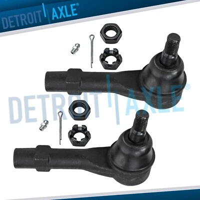 2 Front Outer Tie Rods for Ford Explorer Ranger Mazda B2300 Mercury Mountaineer - Image 1 of 4