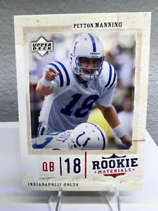 Upper Deck Rookie Materials 2005 Peyton Manning 36 - Foto 1 di 2