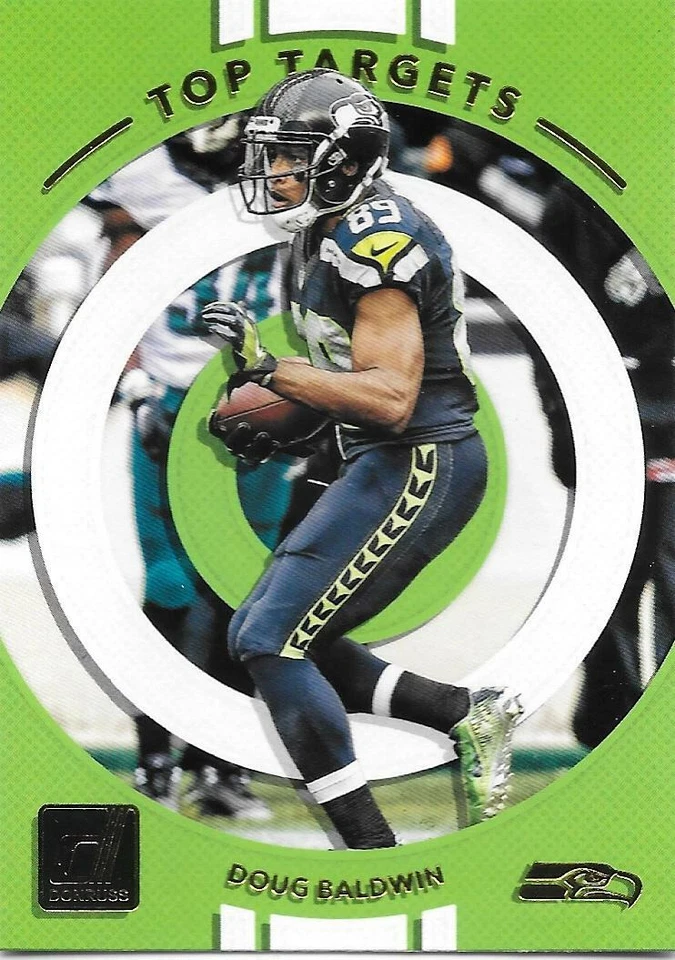 2017 Donruss Football DOUG BALDWIN Top Targets - SEATTLE SEAHAWKS - #7 - Image 1 of 1