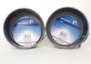 Springform mini 2 Stück ca.12 cm rund Kuchenform Backform Stahl Antihaft - Bild 1 von 6