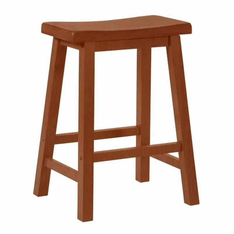 Powell 455-430 Powell Café Honey Brown Bar Stool Counter Height