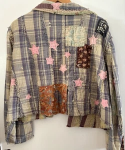 Magnolia Pearl Star Appliqué 1377 JACKET OS Brand New - Picture 1 of 4
