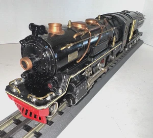 LIONEL ANTEGUERRA 1930 SOLO LOCOMOTIVA O-GAUGE 260E CON TENDER STRISCIA CREMA - FUNZIONANTE - Foto 1 di 13