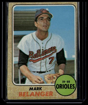 1968 Topps #118 Mark Belanger - Image 1 of 2