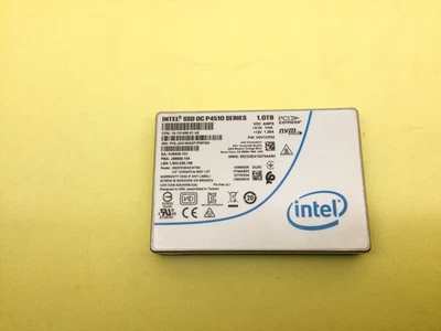 Cisco Intel DC P4510 1TB NVMe PCIe 3.1x4 3D TLC 2.5" 15mm SSD SSDPE2KX010T8K - Image 1 of 2