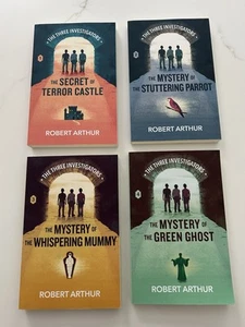 The Three Investigators Books #1-4. Paperback Hollow Tree Press Editions. Mint! - Picture 1 of 4
