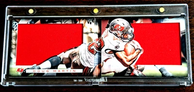 2014 Playbook Game Of Inches Jersey Booklet Doug Martin SP #ed /15 TB Buccaneers - Image 1 of 3