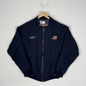 Vintage Audi Quattro Owners Jacket Wool Bomber Varsity Collection Men’s XL - Picture 1 of 10