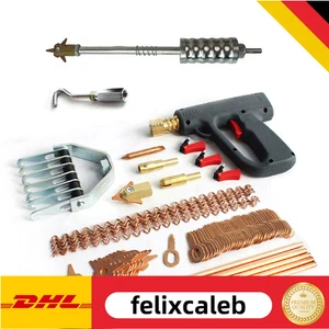 Kit de extractor de abolladuras de 86 piezas electrodos de soldadura por puntos Spotter soldadora juego de abolladuras - Imagen 1 de 10